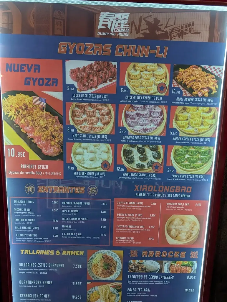Menu_Chun-Li Dumplings - Callao_Luna_immagine_2