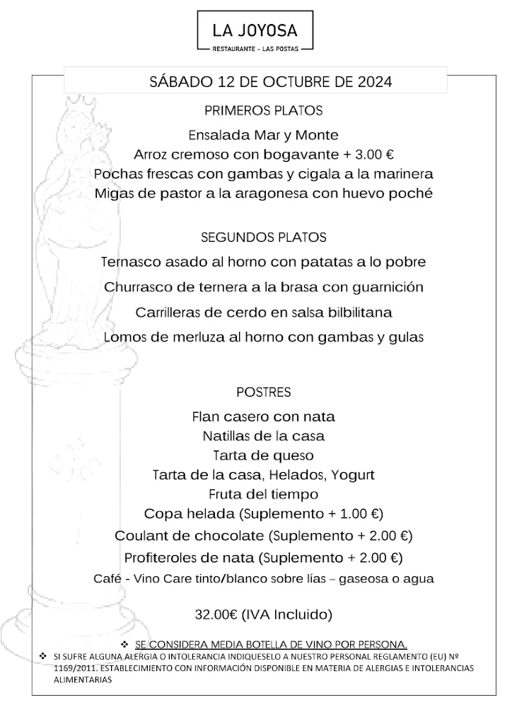 Menu_Bar restaurante Postas De La Joyosa_Joyosa La_image_1