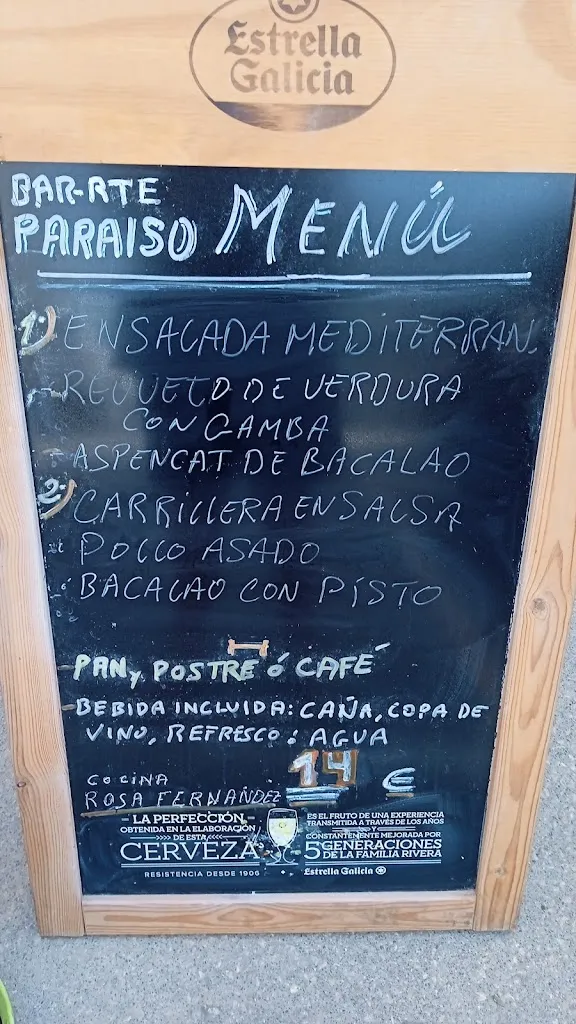 Menu_Bar El Paraíso_Joyosa La_immagine_1