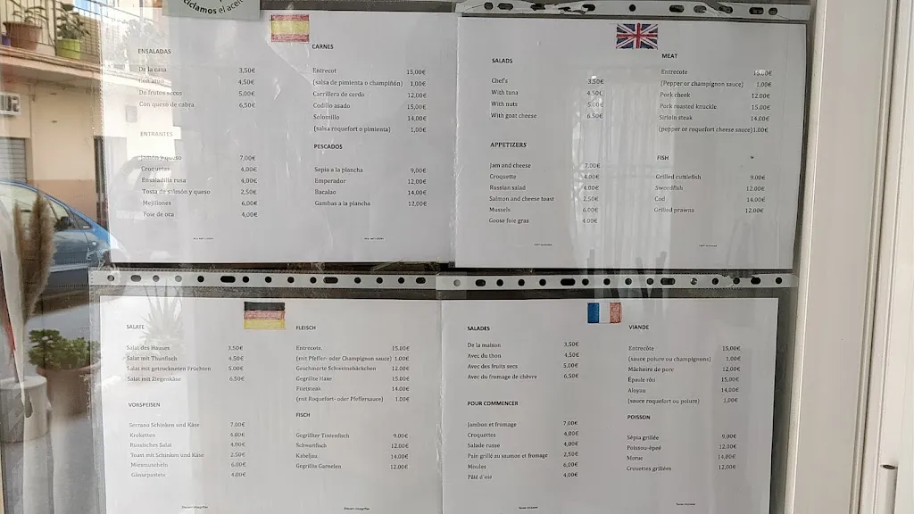 Menu_Bar El Paraíso_Joyosa La_immagine_2