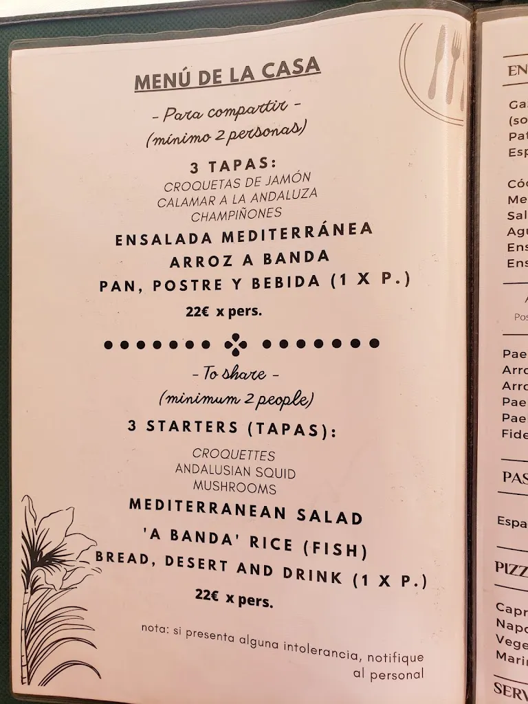 Menu_Sainvi Restaurante_Joyosa La_immagine_4