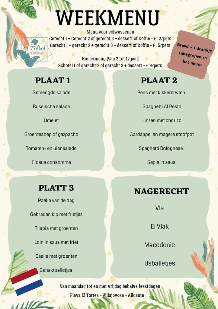 Menü_Restaurante El Trébol Villajoyosa_Joyosa La_Bild_3