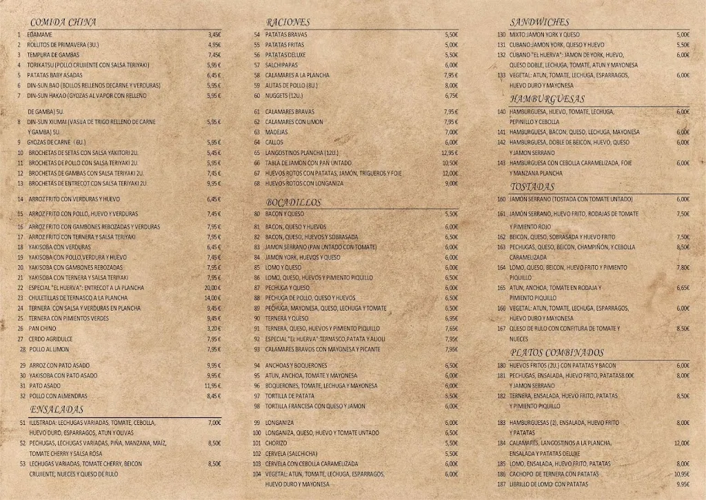 Menu_El Huerva_María de Huerva_image_1