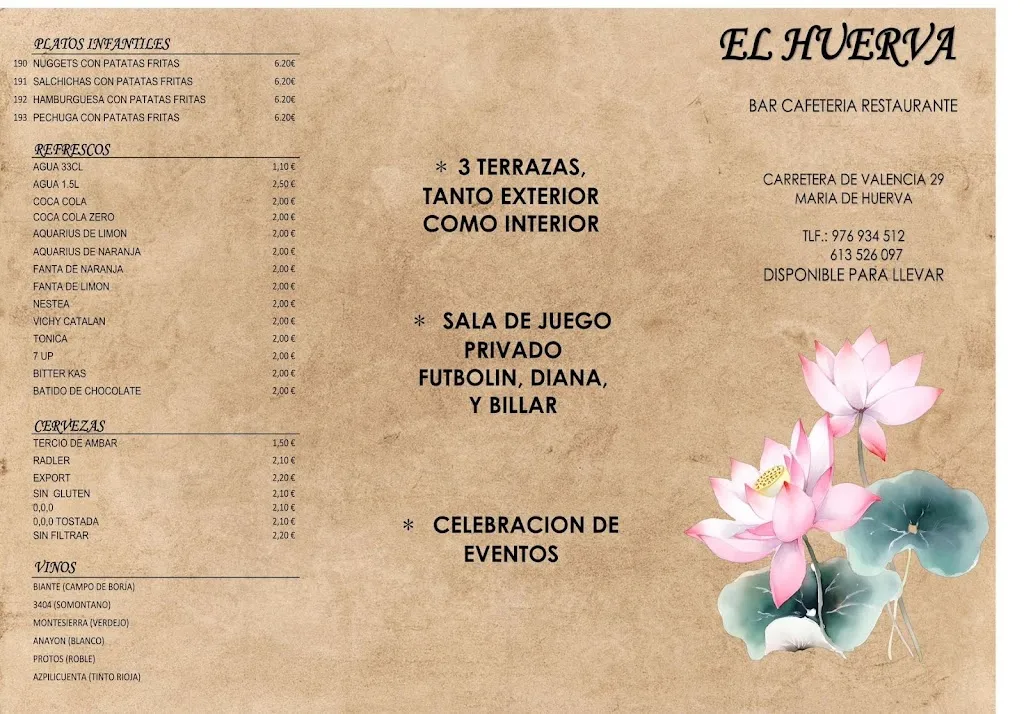 Menu_El Huerva_María de Huerva_image_2