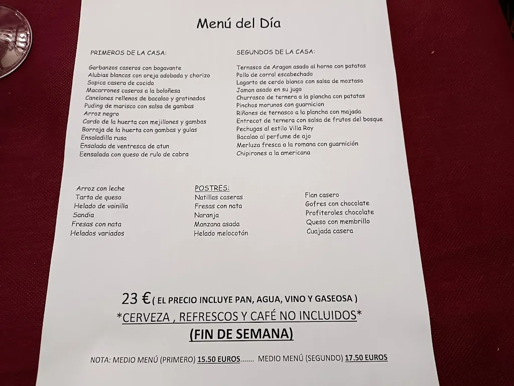 Menu_Mesón de Aragón_María de Huerva_image_1