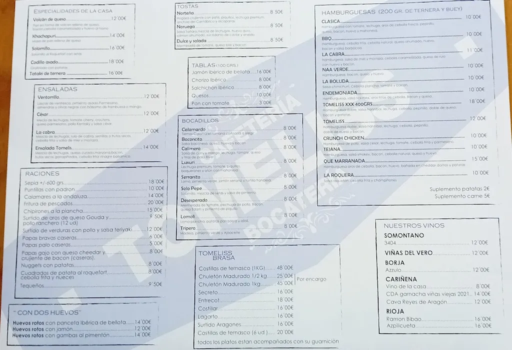 Menu_RESTAURANTE BOCATERIA TOMELiSS_María de Huerva_image_2