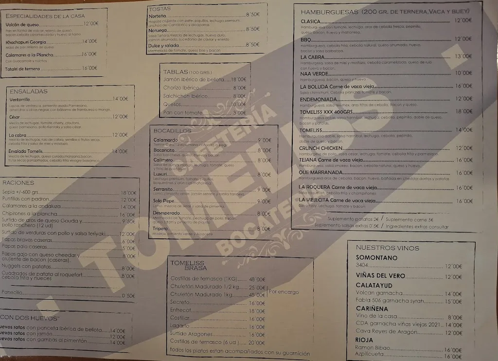 Menu_RESTAURANTE BOCATERIA TOMELiSS_María de Huerva_image_4