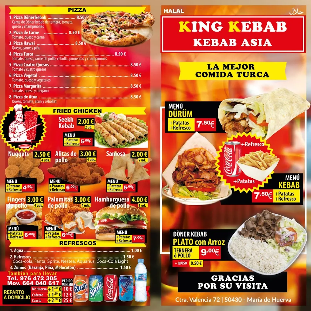 Menu_MARIA KING KEBAB_María de Huerva_image_3