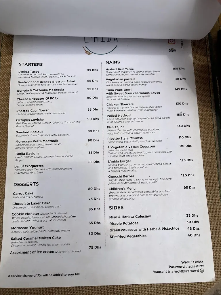 Menu_L'mida Marrakech_Marracos_image_2