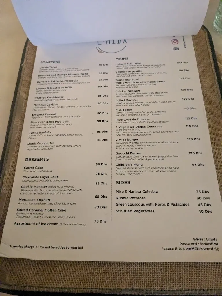 Menu_L'mida Marrakech_Marracos_image_3