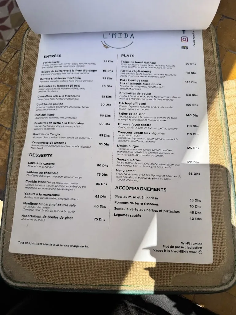 Menu_L'mida Marrakech_Marracos_image_4