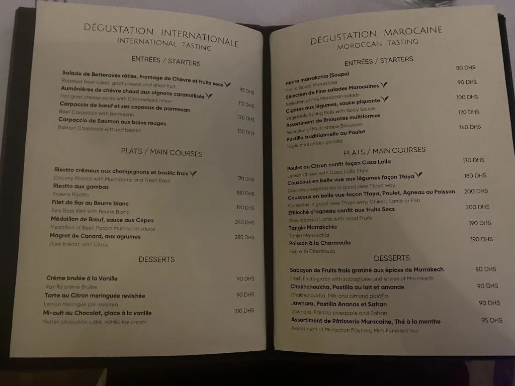 Menu_Restaurant Casa Lalla_Marracos_image_1