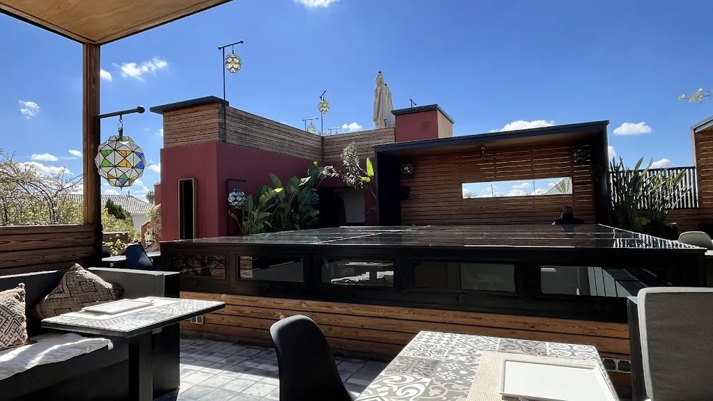 Les Terrasses Des Arts Marrakech restaurant in Marracos