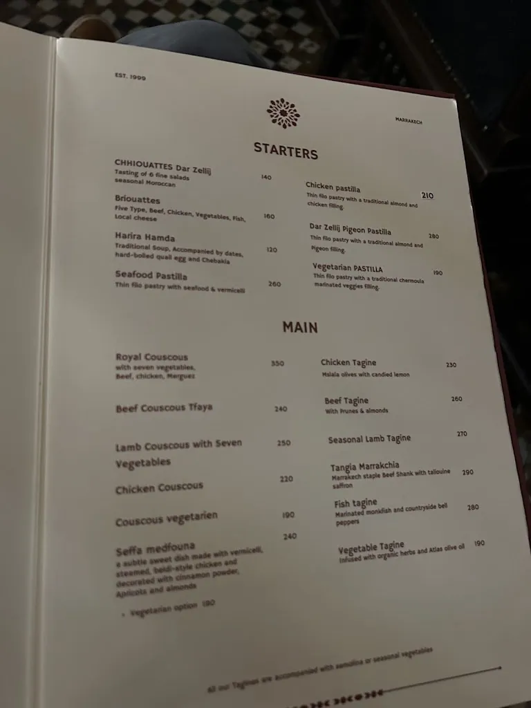 Menü_Dar Zellij_Marracos_Bild_3