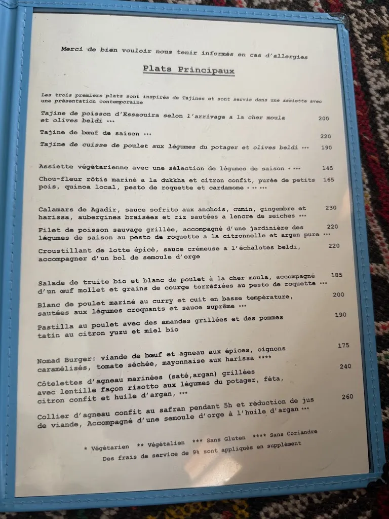 Menu_Nomad Marrakech_Marracos_image_1
