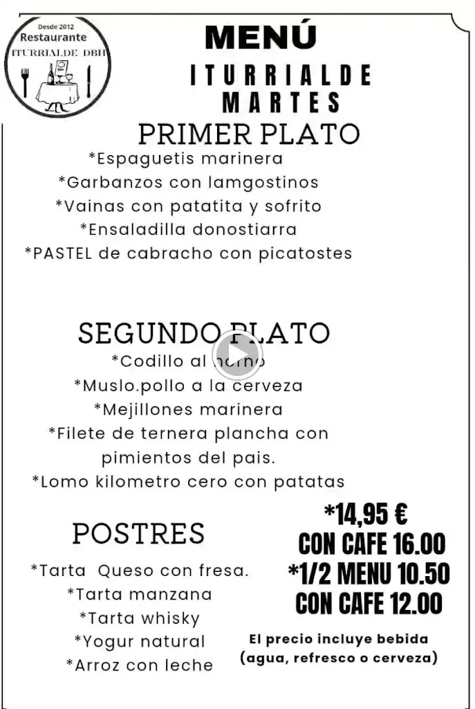 Menu_RESTAURANTE PAELLAS DBHITURRIALDE_Amurrio_immagine_2
