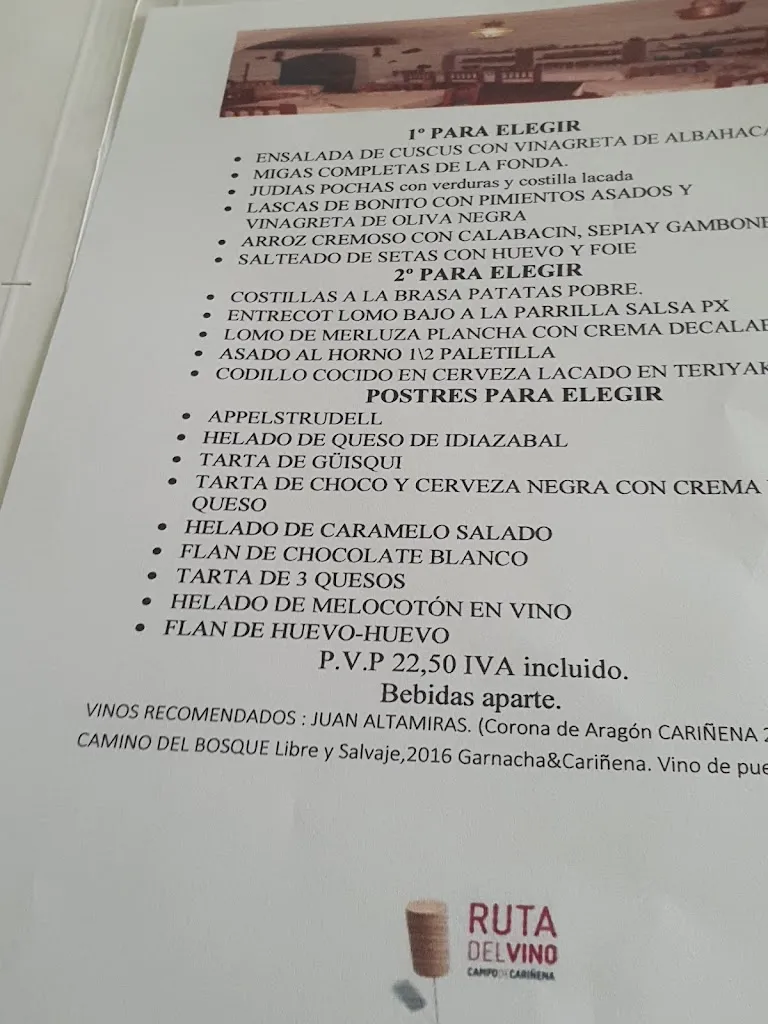 Menu_Restaurante Fonda Rubio_Muel_image_1