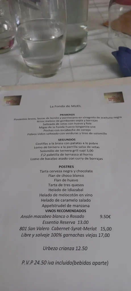 Menu_Restaurante Fonda Rubio_Muel_image_4