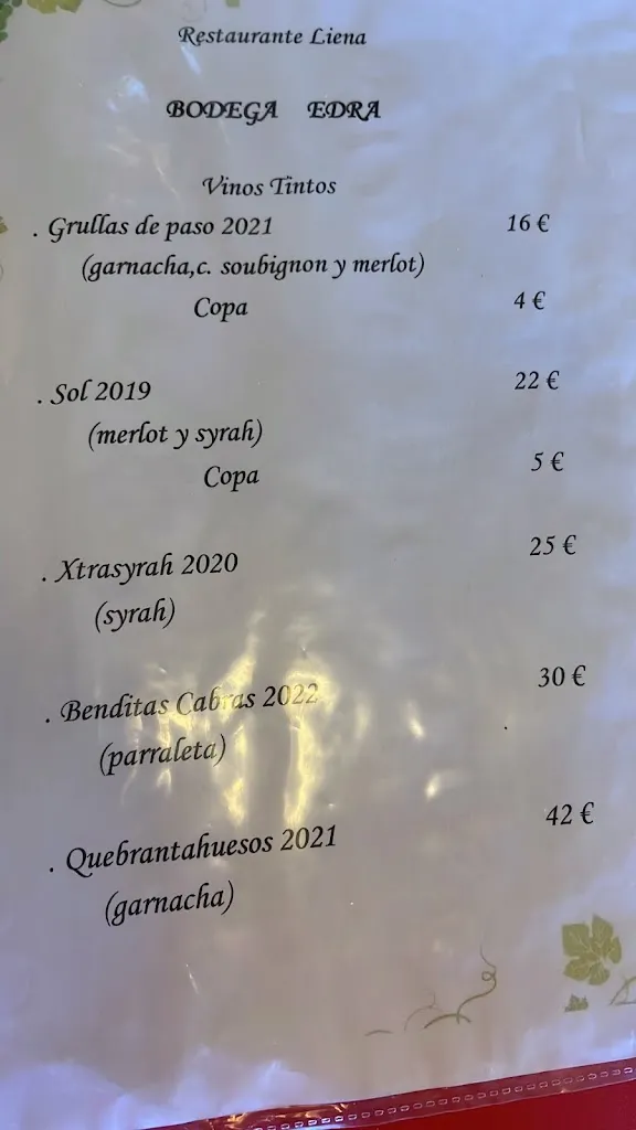Menu_Restaurante Liena_Murillo de Gállego_image_1
