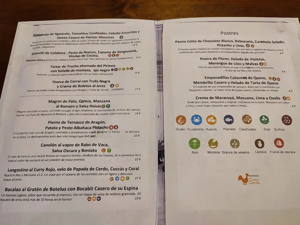 Menu_Restaurante El Corral de Concilio_Murillo de Gállego_image_2