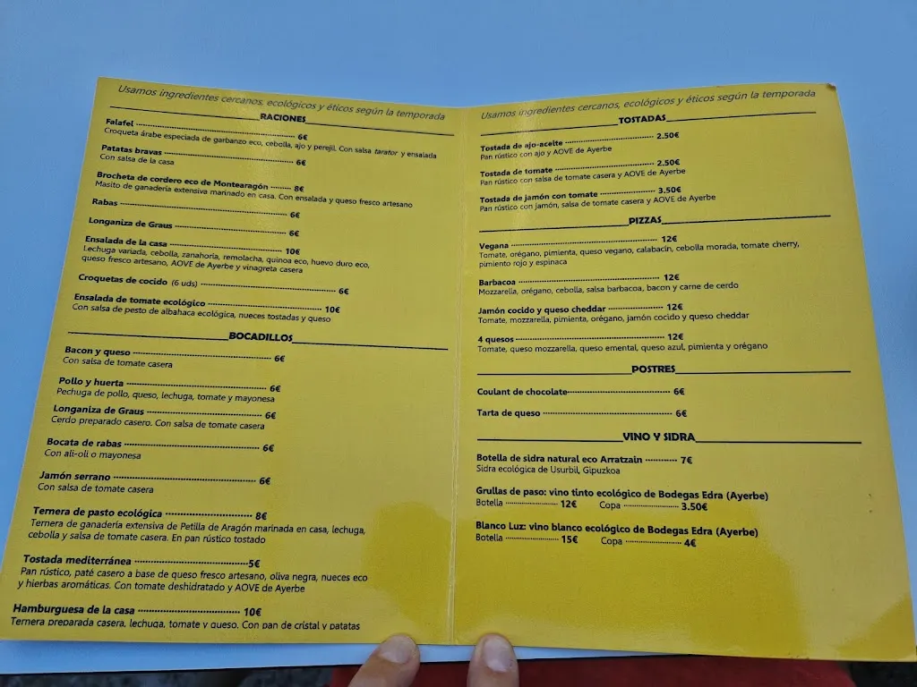 Menu_La Terraza De Casa Yeste_Murillo de Gállego_immagine_1