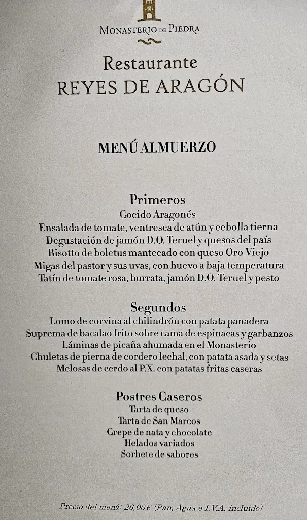 Menu_Restaurante Reyes de Aragón_Nuévalos_immagine_3