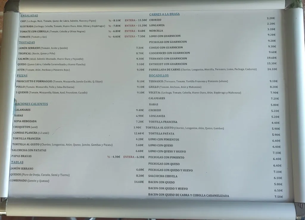 Menu_El CHIRINGUITO_Perdiguera_image_1