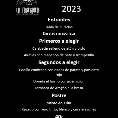 Menu_La Tabernica_Pina de Ebro_image_1
