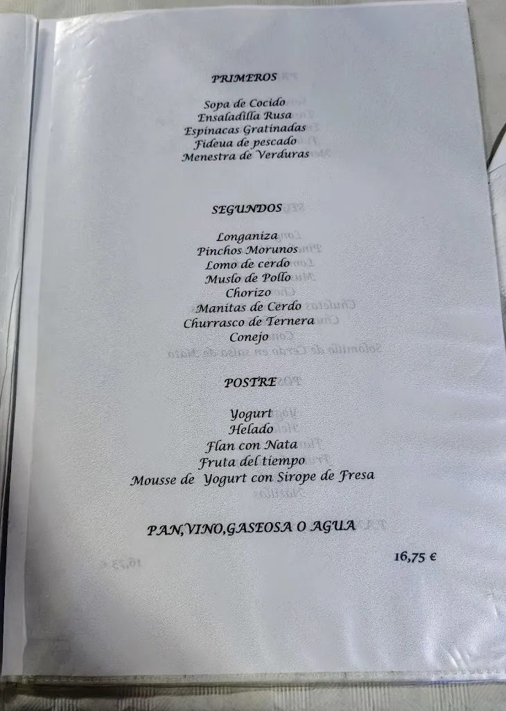 Menü_Venta de Santa Lucía_Pina de Ebro_Bild_1