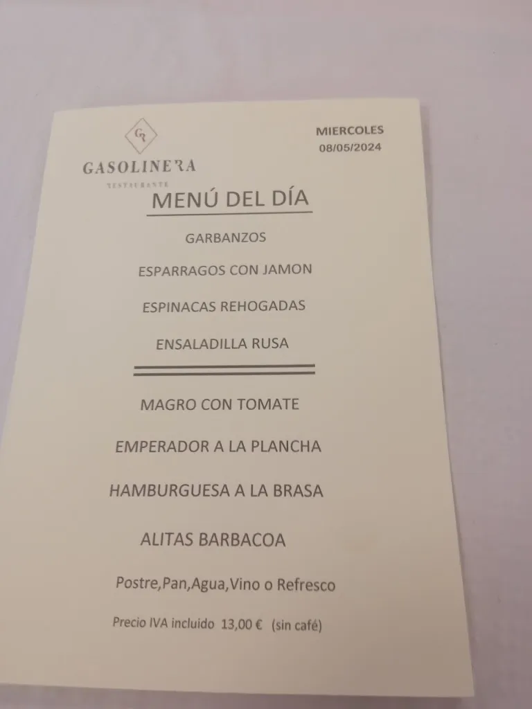 Menu_Restaurante La Gasolinera_Remolinos_image_1