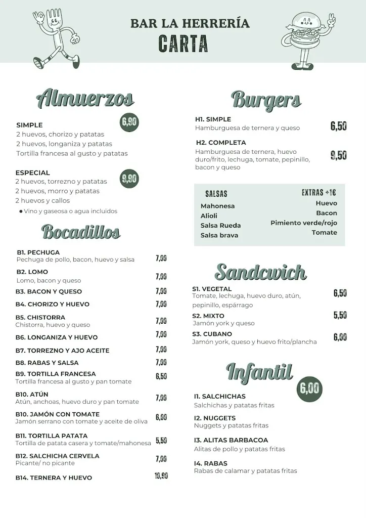 Menu_Bar La Herrería_Rueda de Jalón_image_2