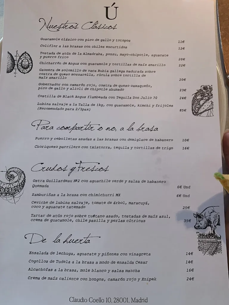 Menu_La Única Madrid Restaurante_Ruesca_image_3