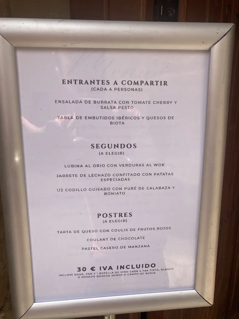 Menu_Gastro Sádaba – Restaurante & Gastrobar_Sádaba_immagine_1