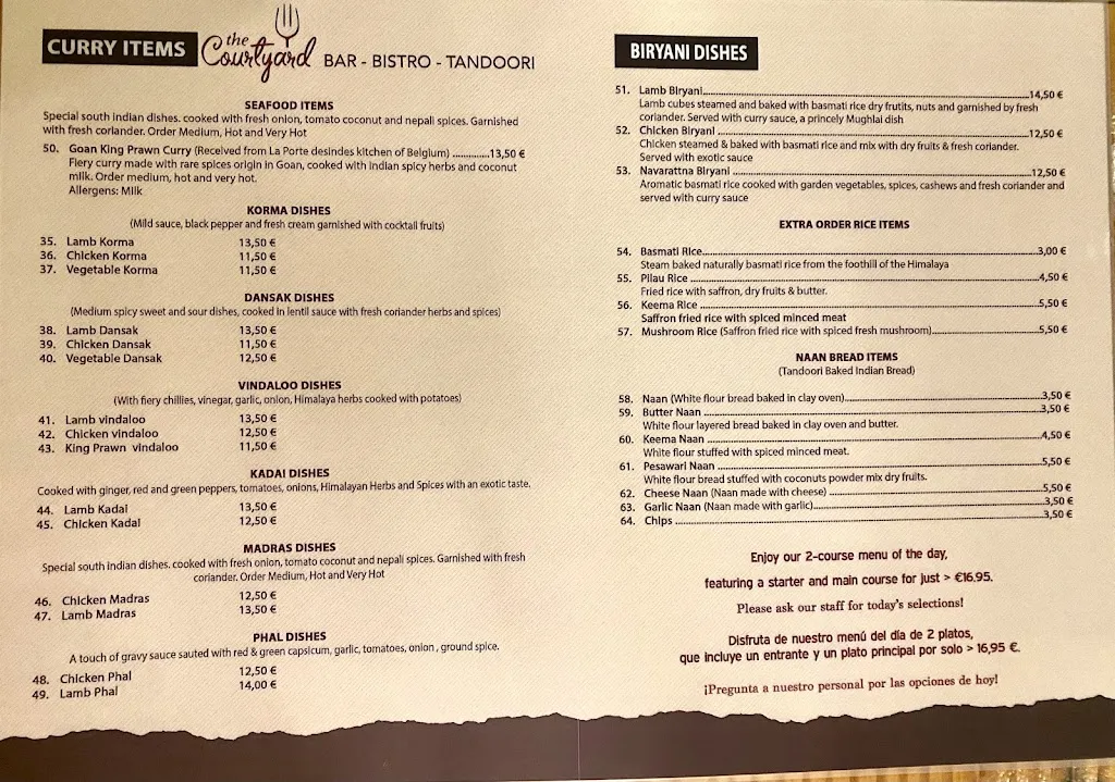 Menu_The Courtyard Tandoori Bar and Bistro_Salillas de Jalón_image_3