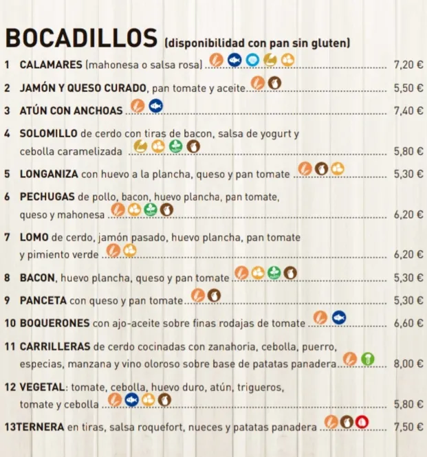 Menu_El Paso_San Mateo de Gállego_image_2