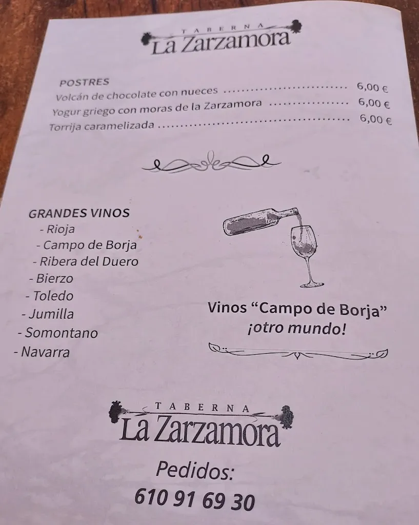 Menu_Taberna La Zarzamora_Tarazona_image_3