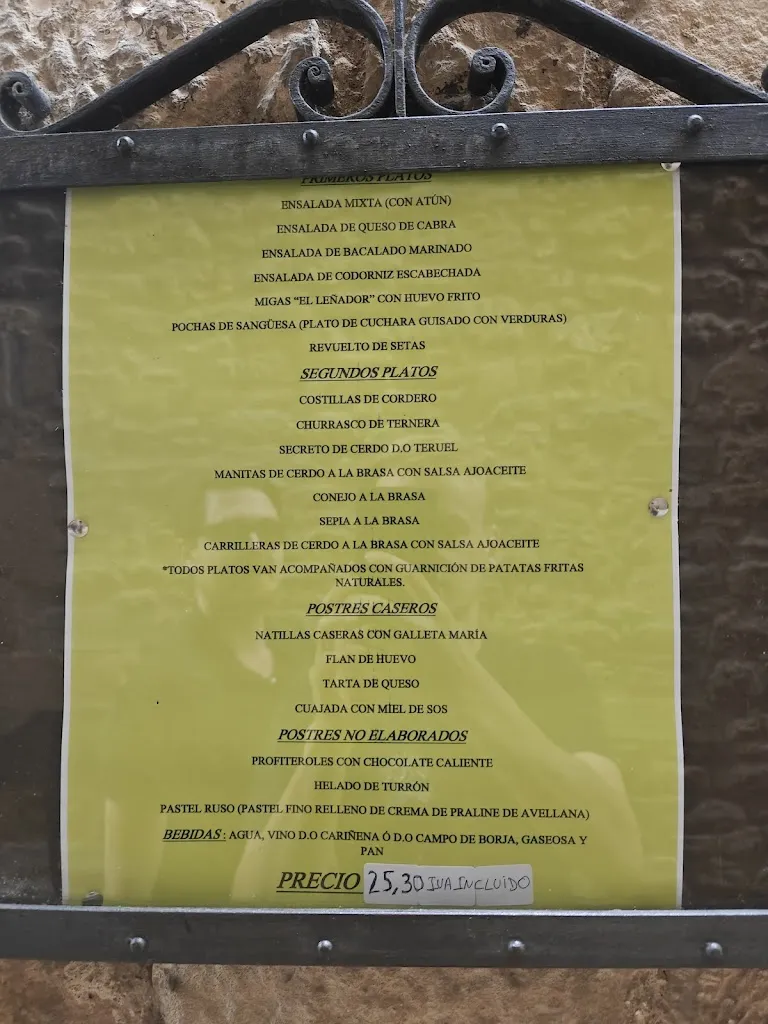 Menu_El Leñador_Sos del Rey Católico_image_4