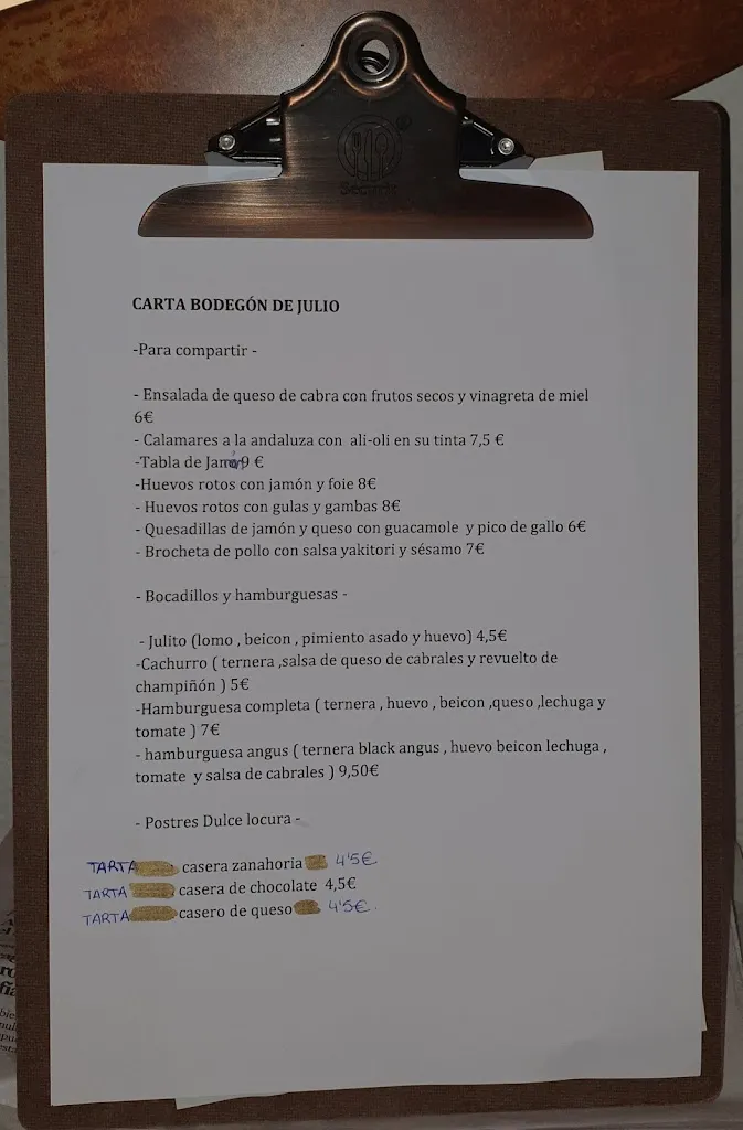 Menu_El Bodegón de Julio_Tauste_image_2