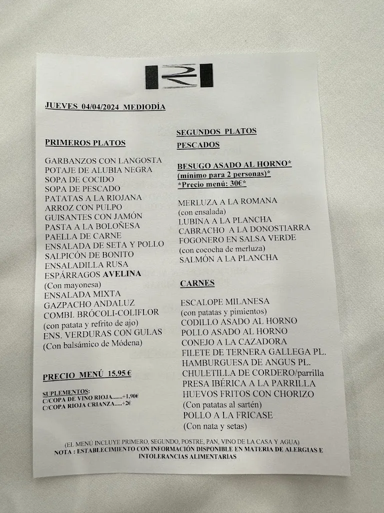 Menu_Restaurante Ruta de Europa_Armiñón_immagine_2