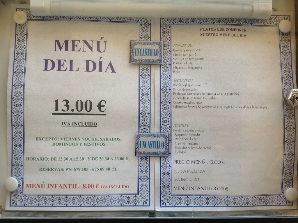 Menu_Un Castelló_Uncastillo_image_1