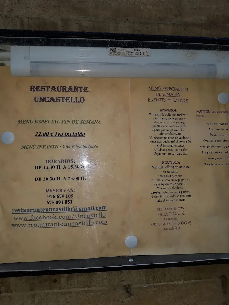 Menu_Un Castelló_Uncastillo_image_3