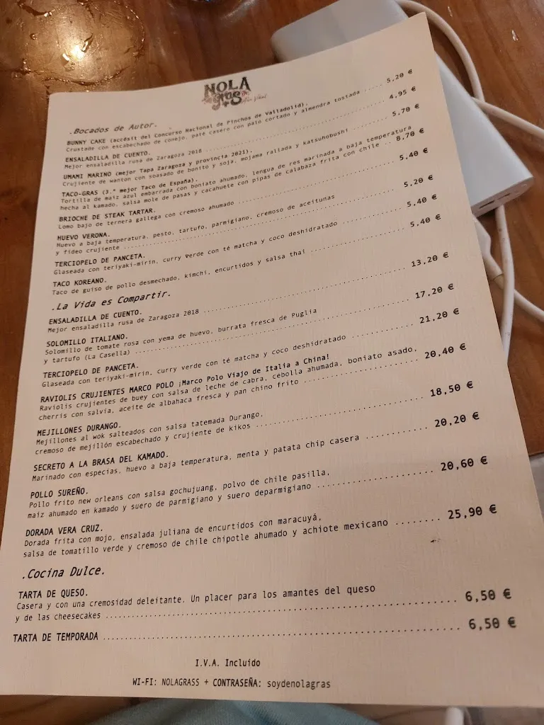 Menu_Restaurante Nola Gras_Villadoz_image_1