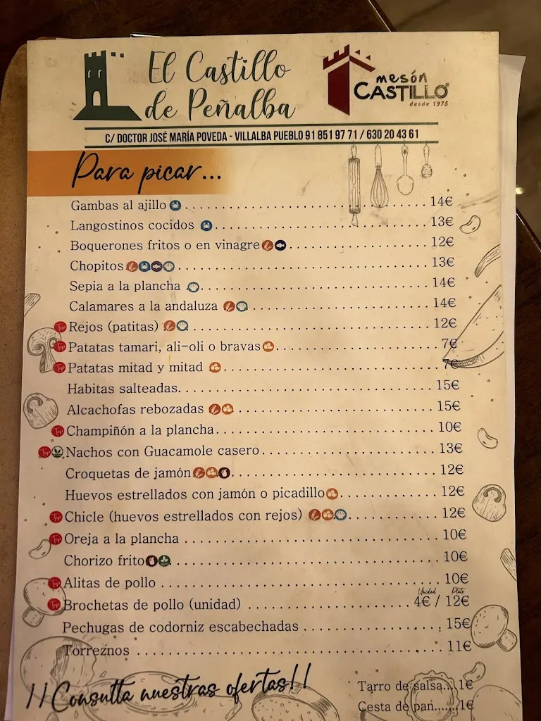 Menu_El Castillo de Peñalba_Villalba de Perejil_image_1