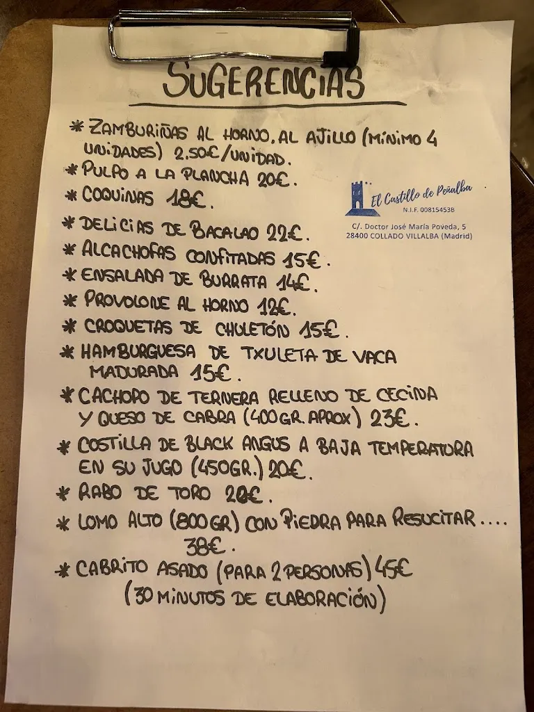 Menu_El Castillo de Peñalba_Villalba de Perejil_image_3