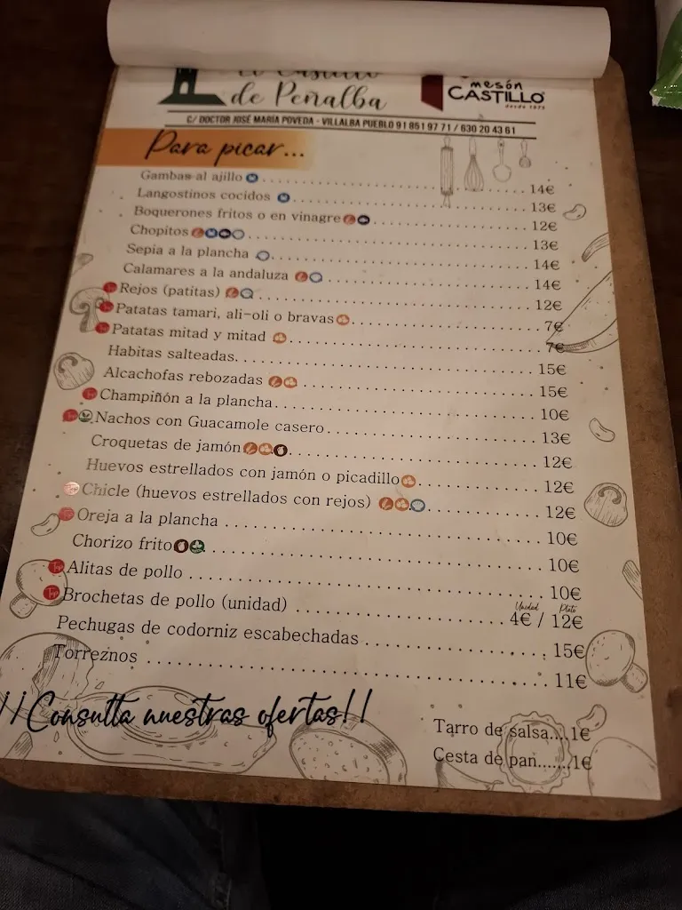 Menu_El Castillo de Peñalba_Villalba de Perejil_image_4