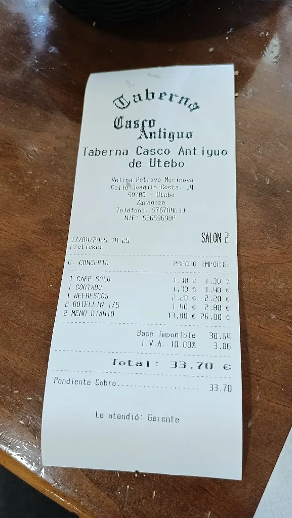 AquaHouseOficial AquaHouse_Taberna Casco Antiguo_Utebo_review