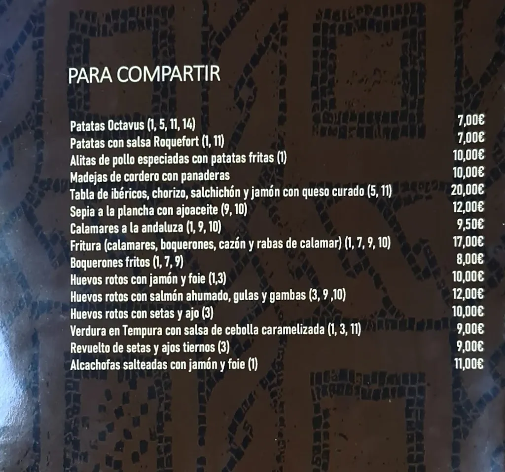 Menu_Cafetería restaurante Octavus_Utebo_image_4