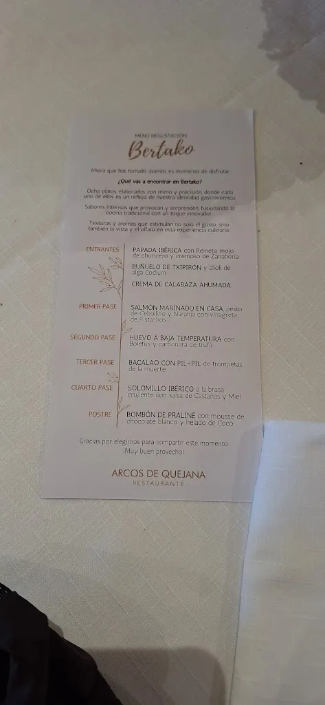Menü_Arcos de Quejana_Ayala/Aiara_Bild_1