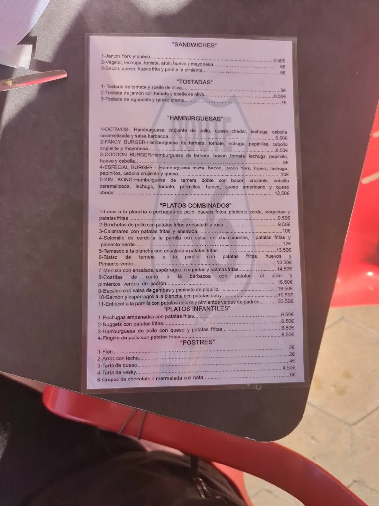 Menu_Pizzería Restaurante Cocoon_Utebo_image_2