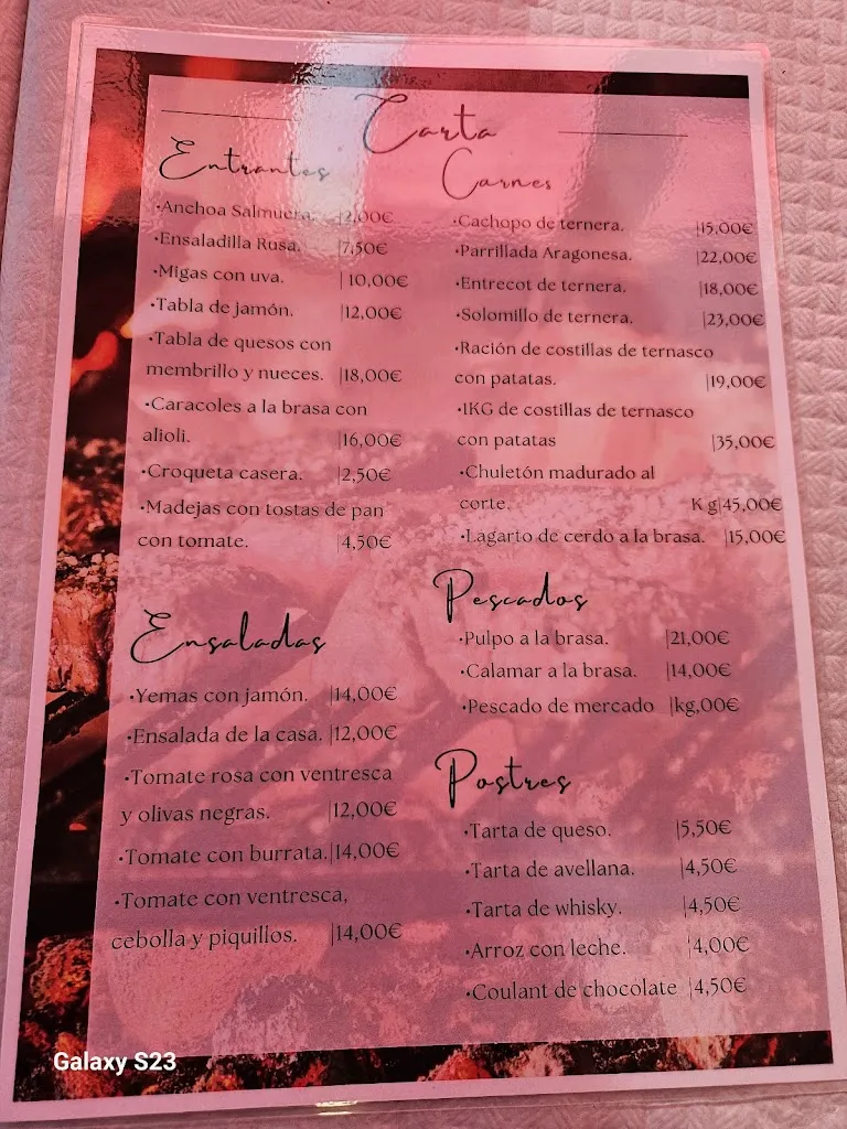 Menu_Restaurante La Palomica_Utebo_image_2